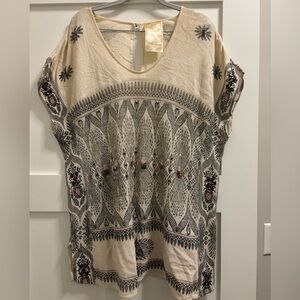 Free People New Romantics Byzantine Dreams Embellished Tunic